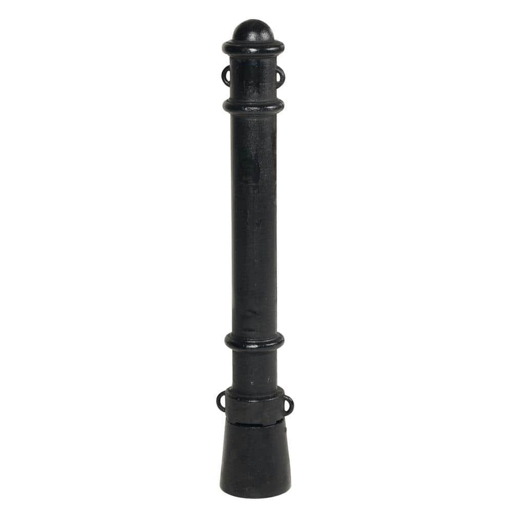Vestil 47 in. x 4.5 in. Dia Removable Ornamental Steel Bollard with Surface Mounting (1)