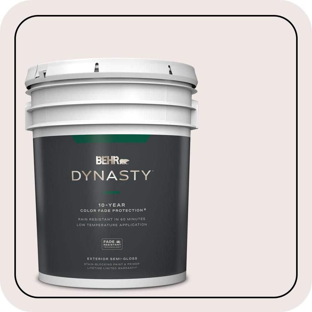 BEHR DYNASTY 5 gal. #690E-1 Shell Brook Semi-Gloss Exterior Stain-Blocking Paint & Primer