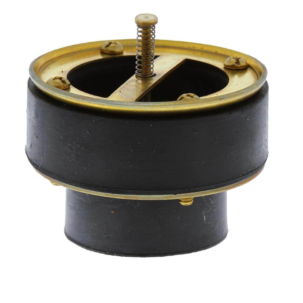 JONES STEPHENS 3 in. Brass Sewer Stopper/Backflow Preventer (1)