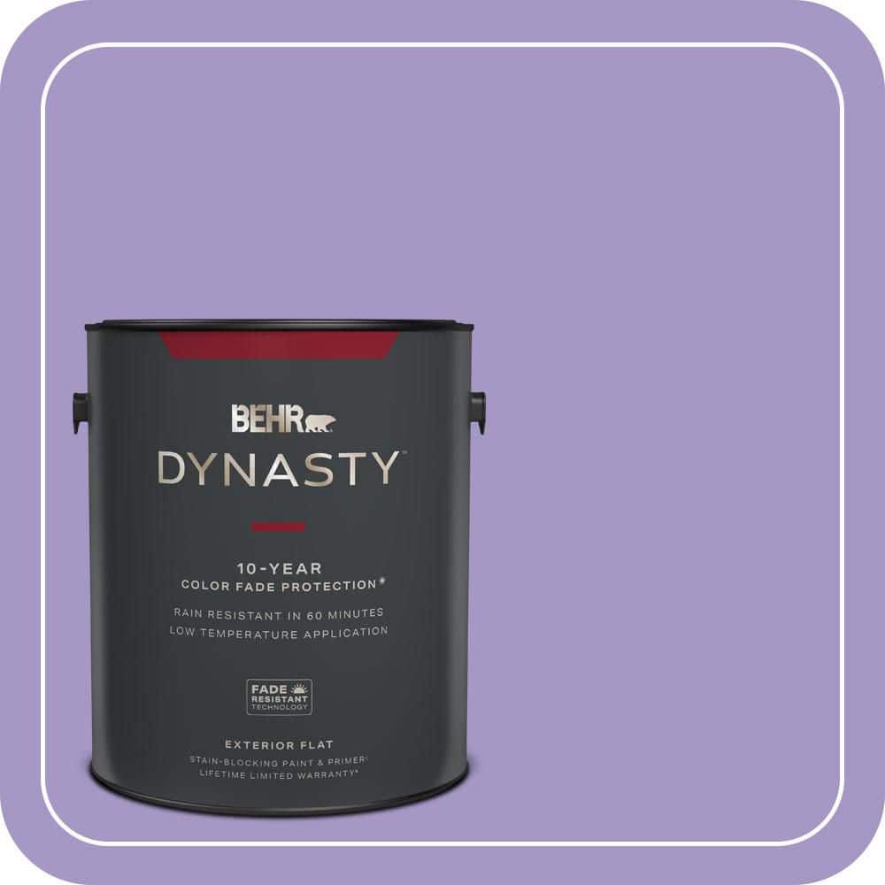 BEHR DYNASTY 1 gal. #640B-5 Bloomsberry Flat Exterior Stain-Blocking Paint & Primer