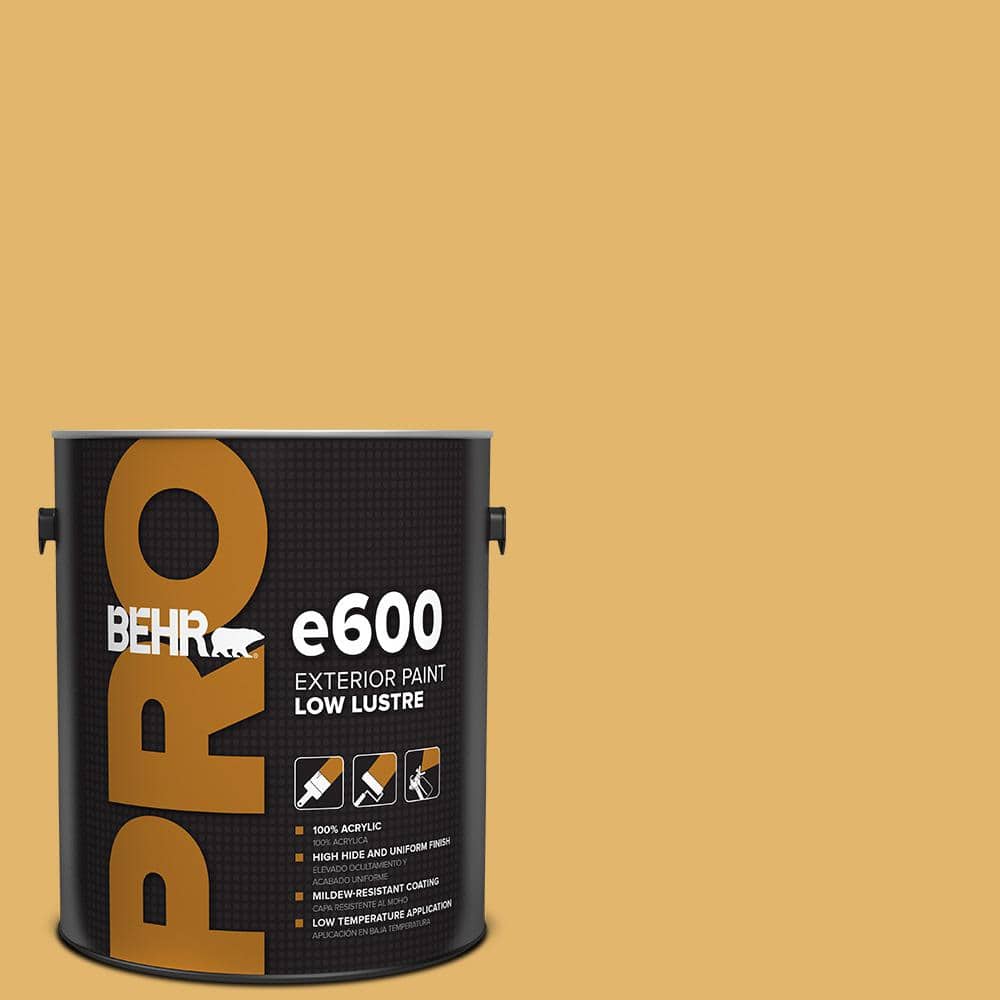 BEHR PRO 1 gal. #M290-5 English Custard Low Luster Exterior Paint