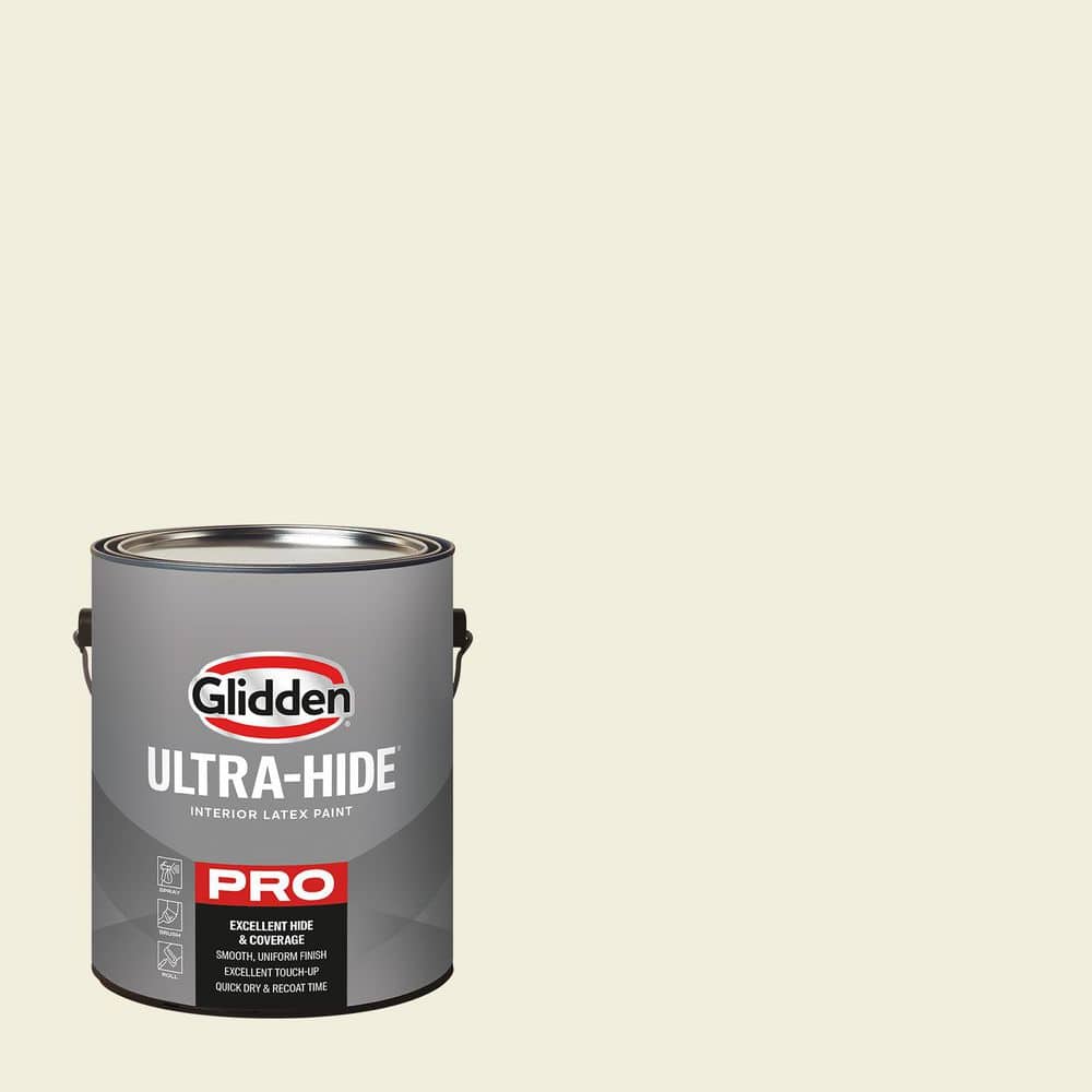 Glidden Ultra-Hide 1 gal. PPG1092-1 Queen Anne's Lace Eggshell Interior Paint