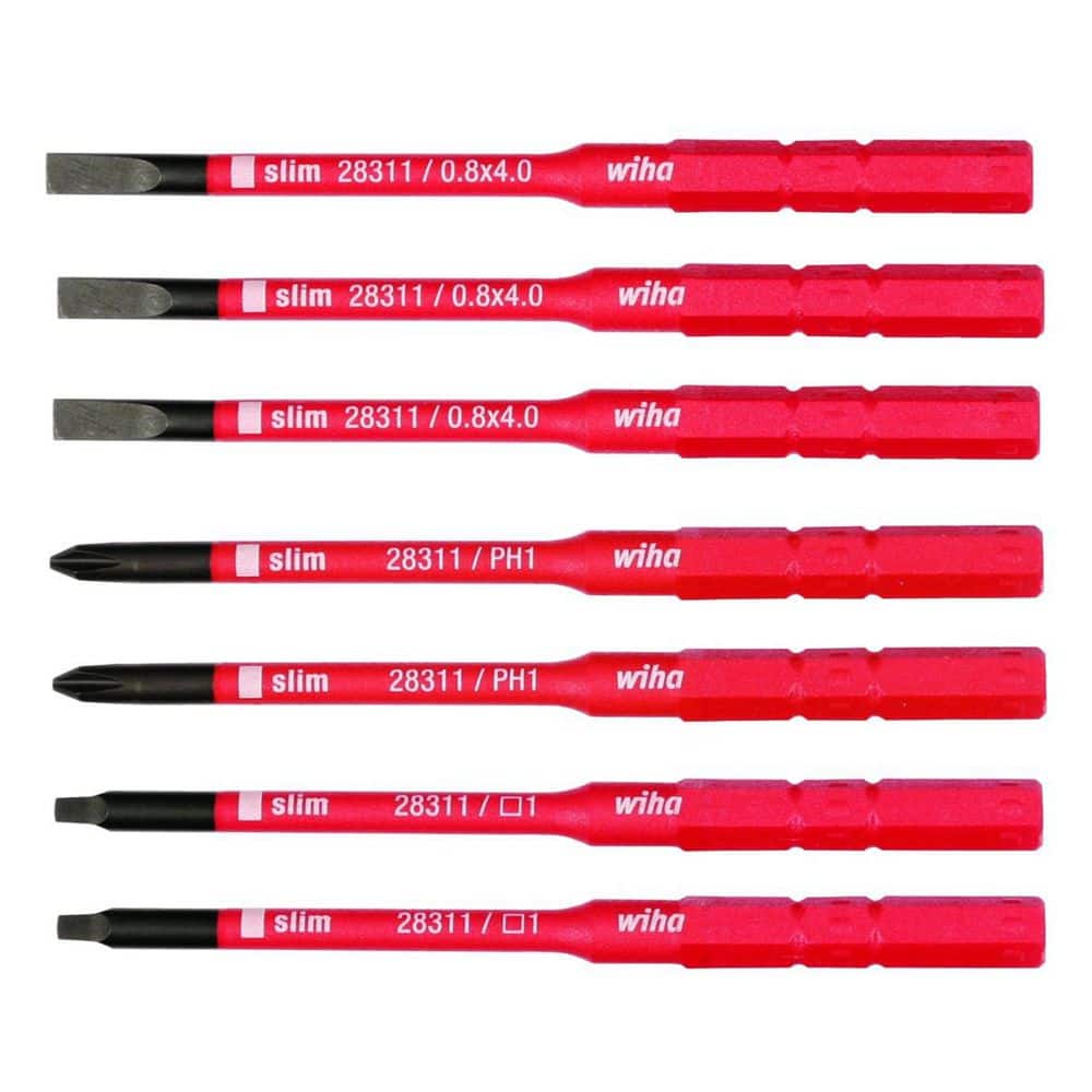 Wiha Insulated SlimLine Blade Set (7-Piece)