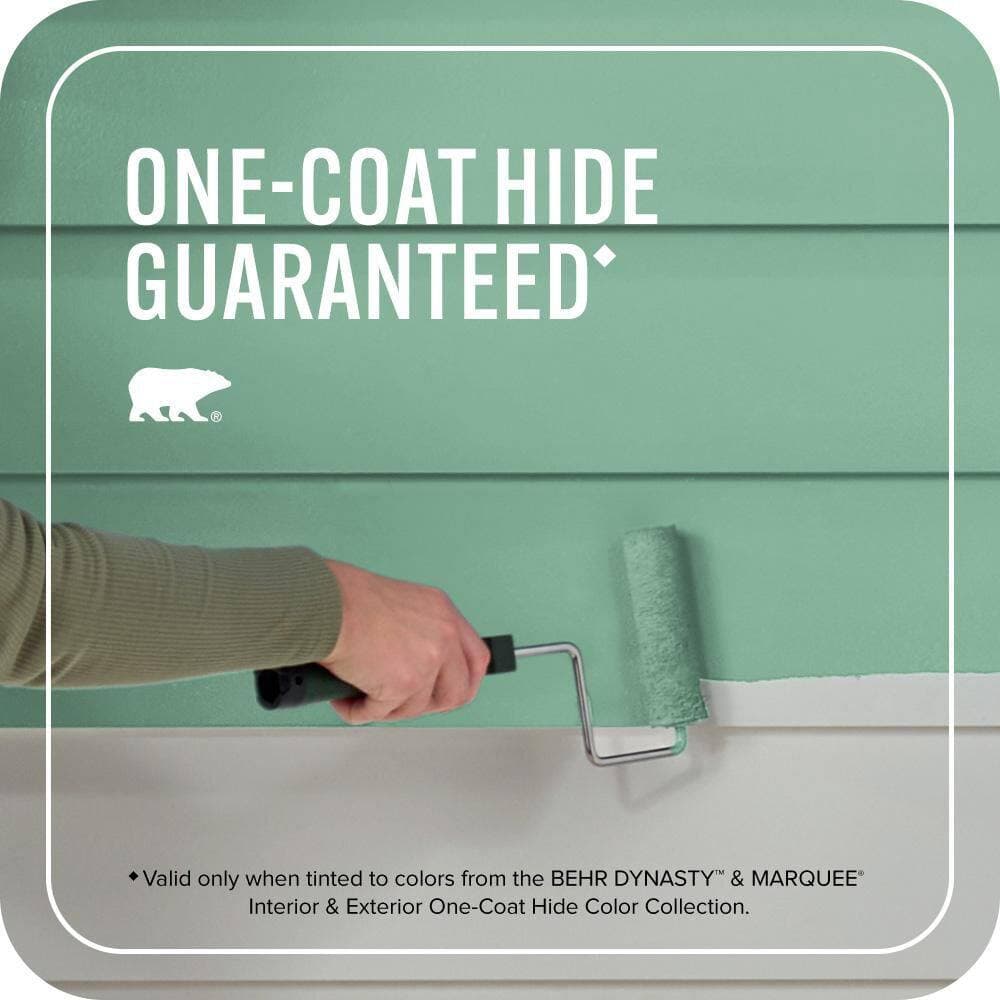 BEHR MARQUEE 1 gal. #MQ6-12 Nature Green Semi-Gloss Enamel Exterior Paint & Primer (3)