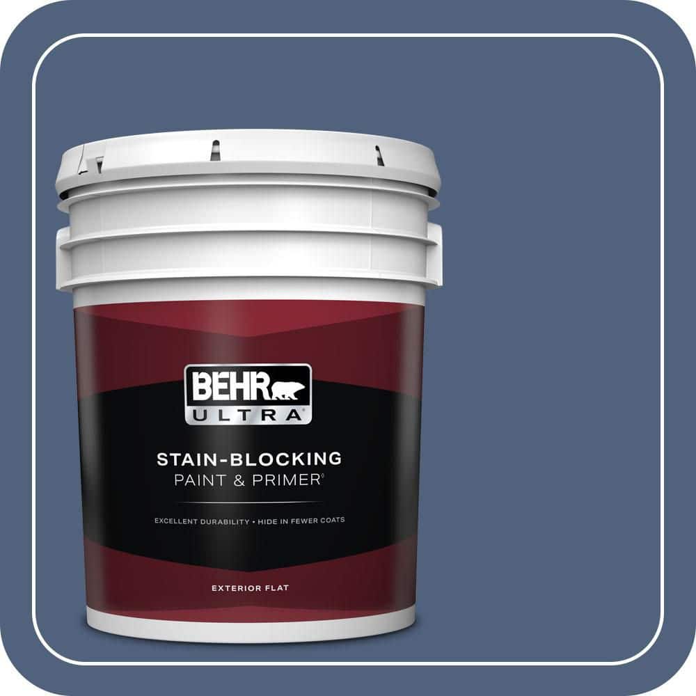 BEHR ULTRA 5 gal. #590F-6 Mesmerize Flat Exterior Paint & Primer