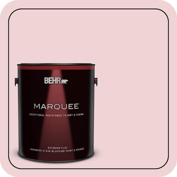 BEHR MARQUEE 1 gal. #S140-1 Radiant Rose Flat Exterior Paint & Primer (2)