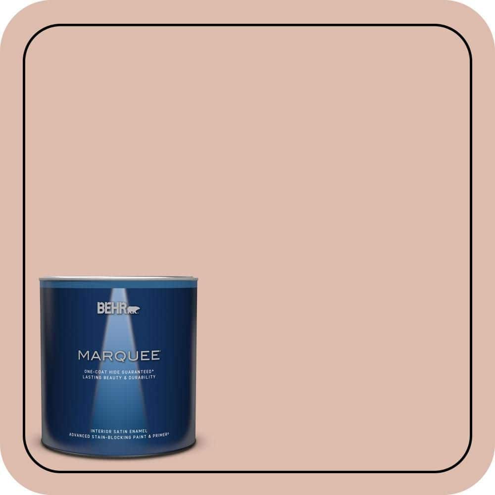 BEHR MARQUEE 1 qt. #MQ1-23 One To Remember One-Coat Hide Satin Enamel Interior Paint & Primer