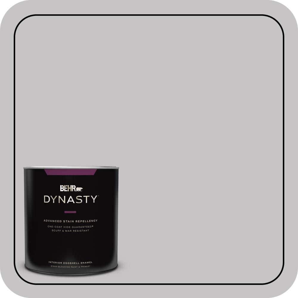 BEHR DYNASTY 1 qt. #T15-6 Dreamscape Gray Eggshell Enamel Interior Stain-Blocking Paint & Primer