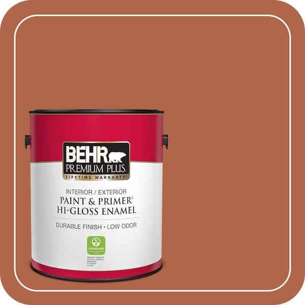 BEHR PREMIUM PLUS #M200-7 Rusty Gate Enamel Low Odor & Primer (2)
