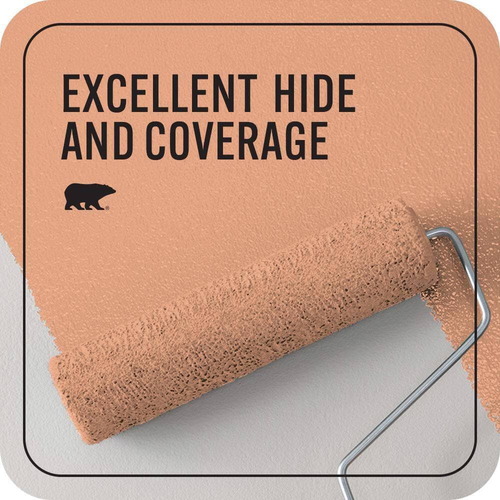 BEHR PREMIUM PLUS 1 qt. #240D-4 Ceramic Glaze Flat EcoMix Plant-Based Interior Paint & Primer (2)