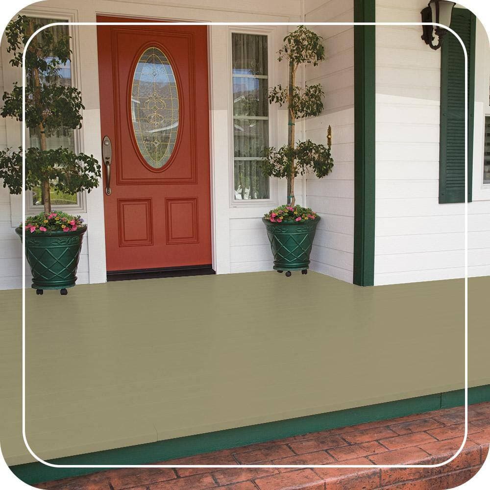 BEHR PREMIUM #PPU9-08 Low-Lustre Enamel Interior/Exterior Porch and Patio Floor Paint (2)