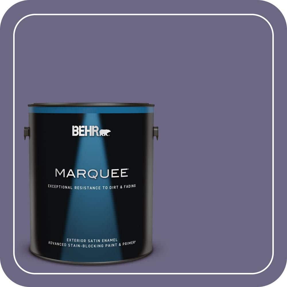 BEHR MARQUEE 1 gal. #PPU16-18 Hyacinth Arbor Satin Enamel Exterior Paint & Primer