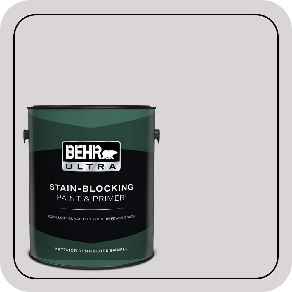 BEHR ULTRA 1 gal. #MQ3-29 So Shy Semi-Gloss Enamel Exterior Paint & Primer