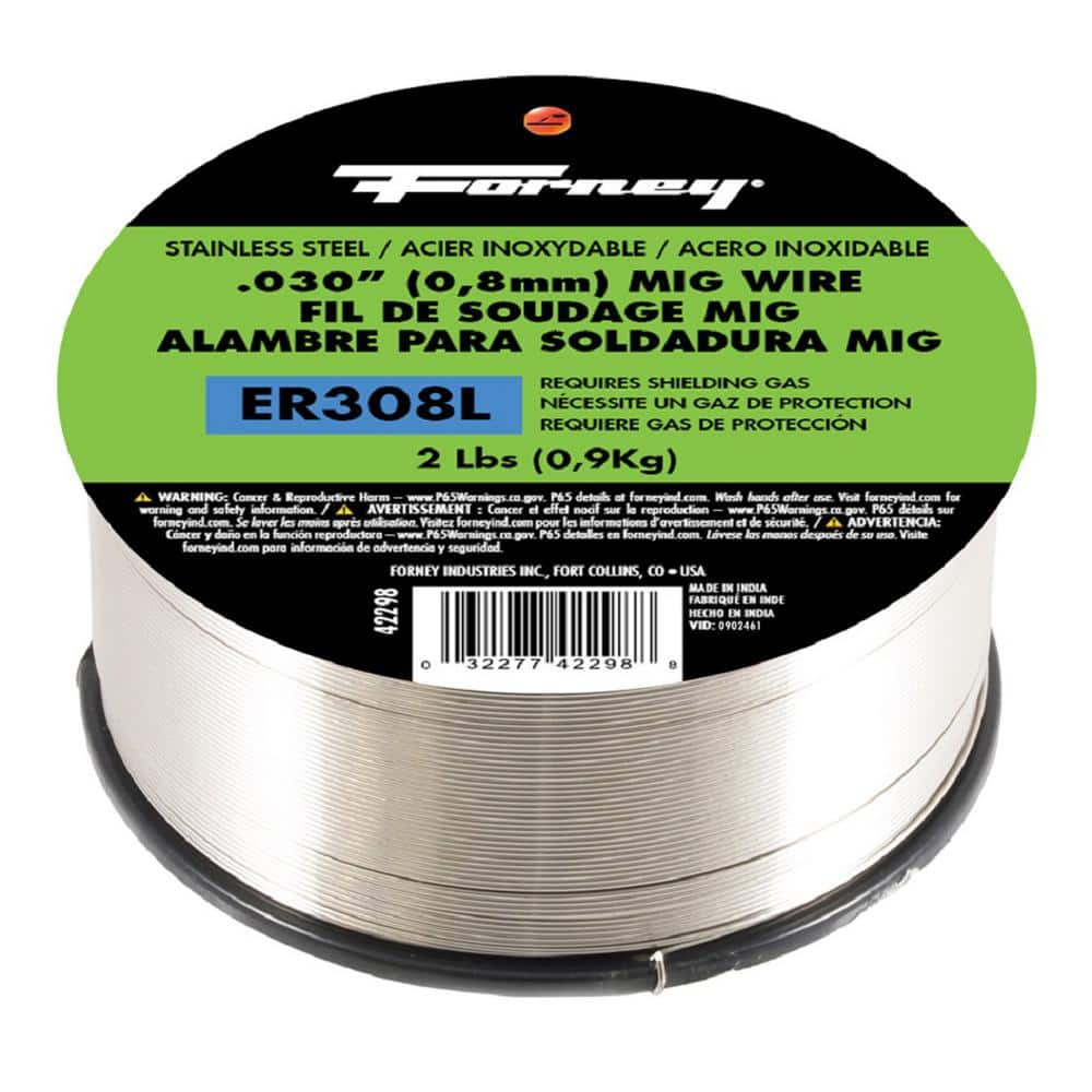 Forney 0.030 308ER Stainless Steel MIG Welding Wire 2 lbs. Spool (3)