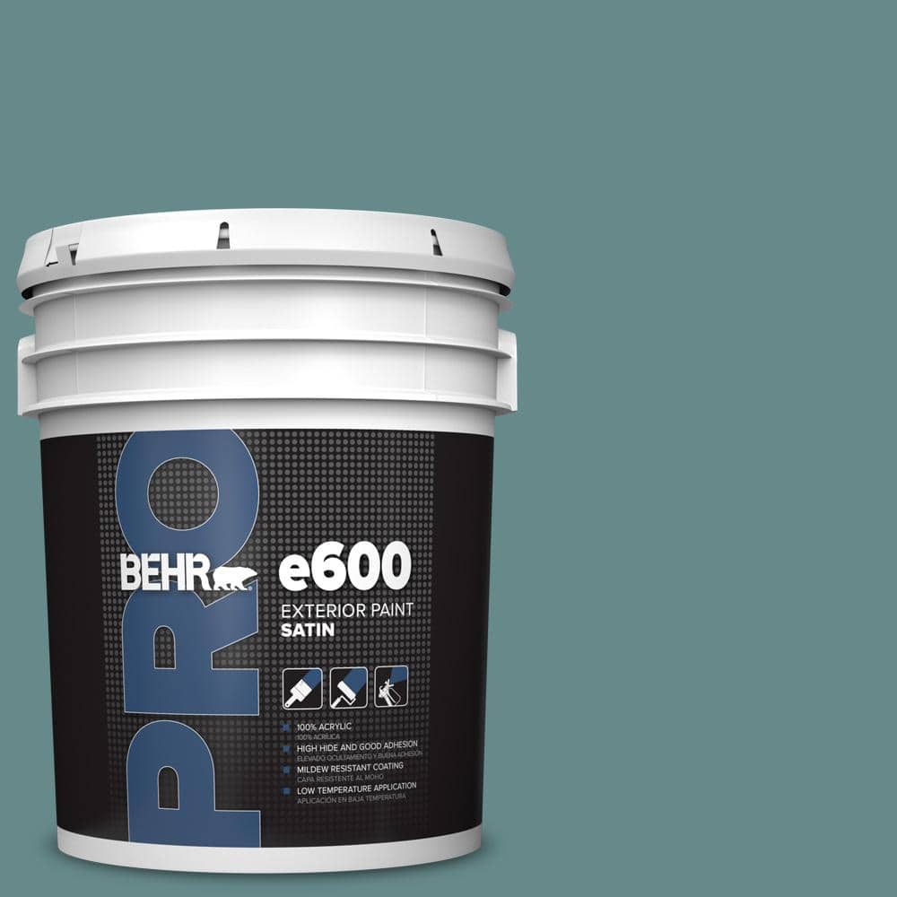 BEHR PRO 5 gal. #S440-5 Tasmanian Sea Satin Exterior Paint