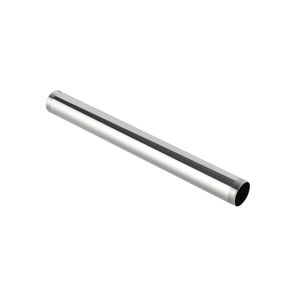 Everbilt 1-1/4in. x 12in. Chrome-Plated Brass Double Threaded-Joint Sink Drain Tailpiece Extension Tube