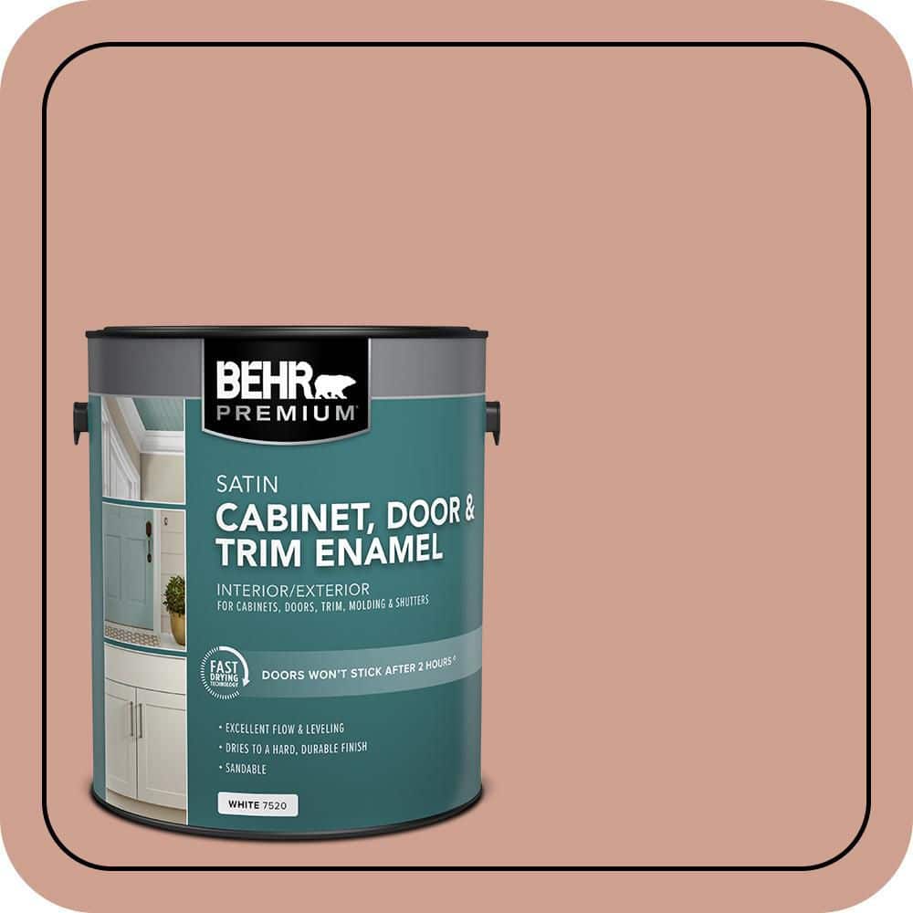 BEHR PREMIUM 1 gal. #S180-4 Shiny Kettle Satin Enamel Interior/Exterior Cabinet, Door & Trim Paint