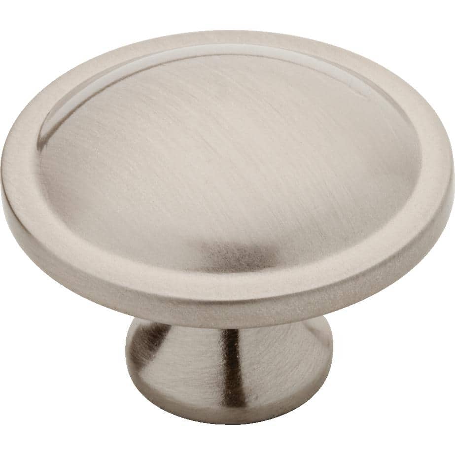 Liberty 10-Pack Contempo 1-1/2 in. (38 mm) Classic Satin Nickel Round Cabinet Knobs (3)
