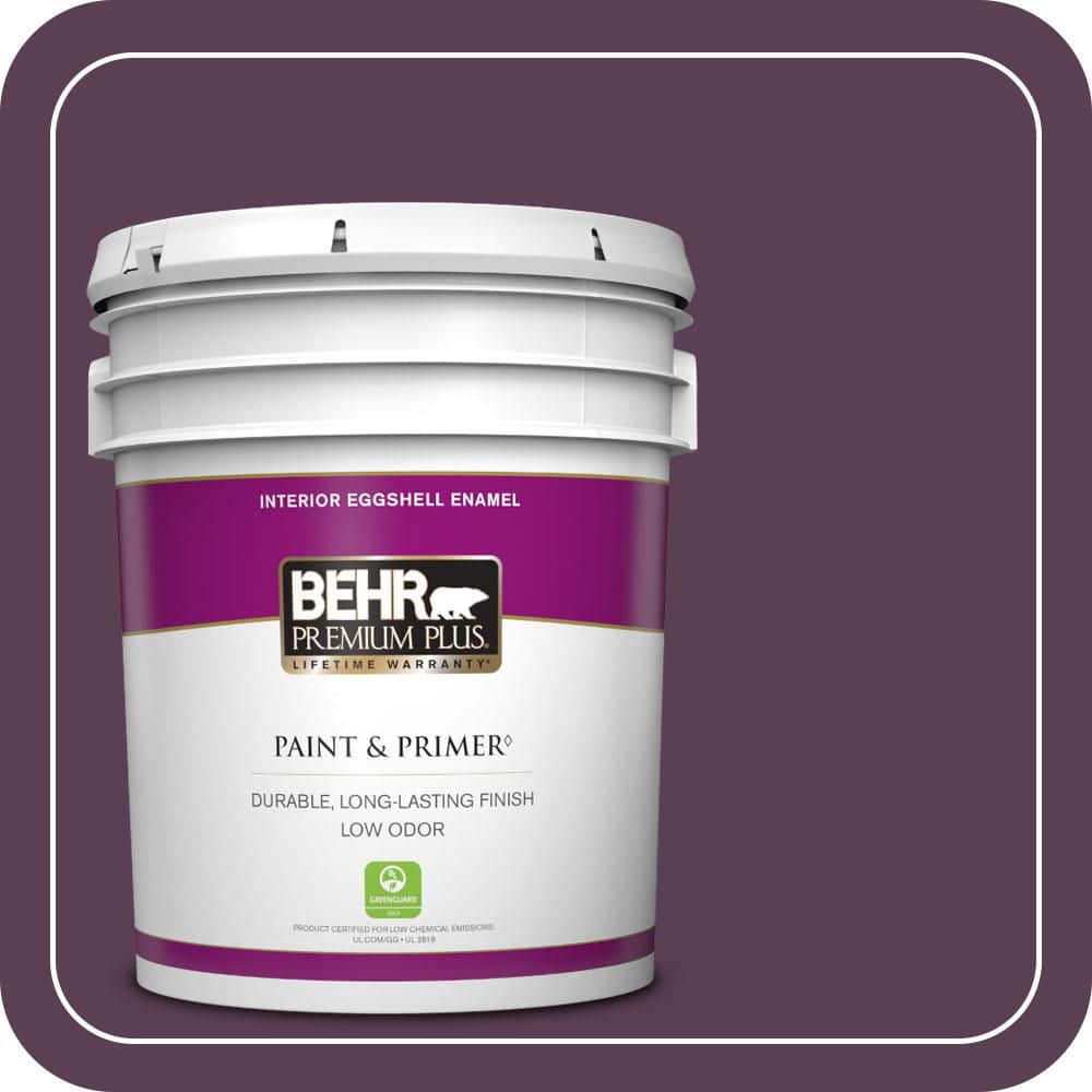 BEHR PREMIUM PLUS 5 gal. #PPU17-03 Vixen Eggshell Enamel Low Odor Interior Paint & Primer