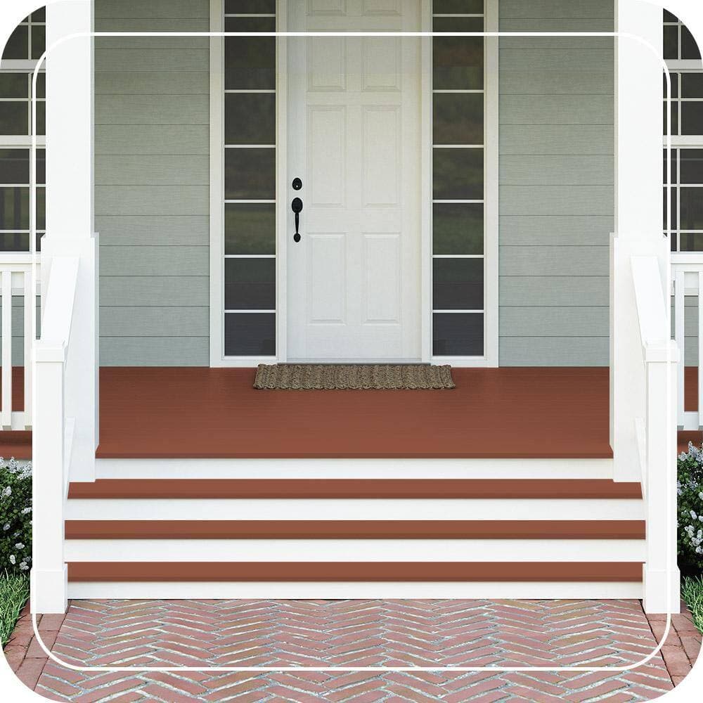 BEHR PREMIUM #SC-130 Textured Low-Lustre Enamel Interior/Exterior Porch and Patio Anti-Slip Floor Paint (2)