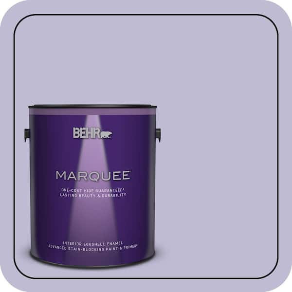 BEHR MARQUEE 1 gal. #640C-3 Twilight Pearl Eggshell Enamel Interior Paint & Primer (2)