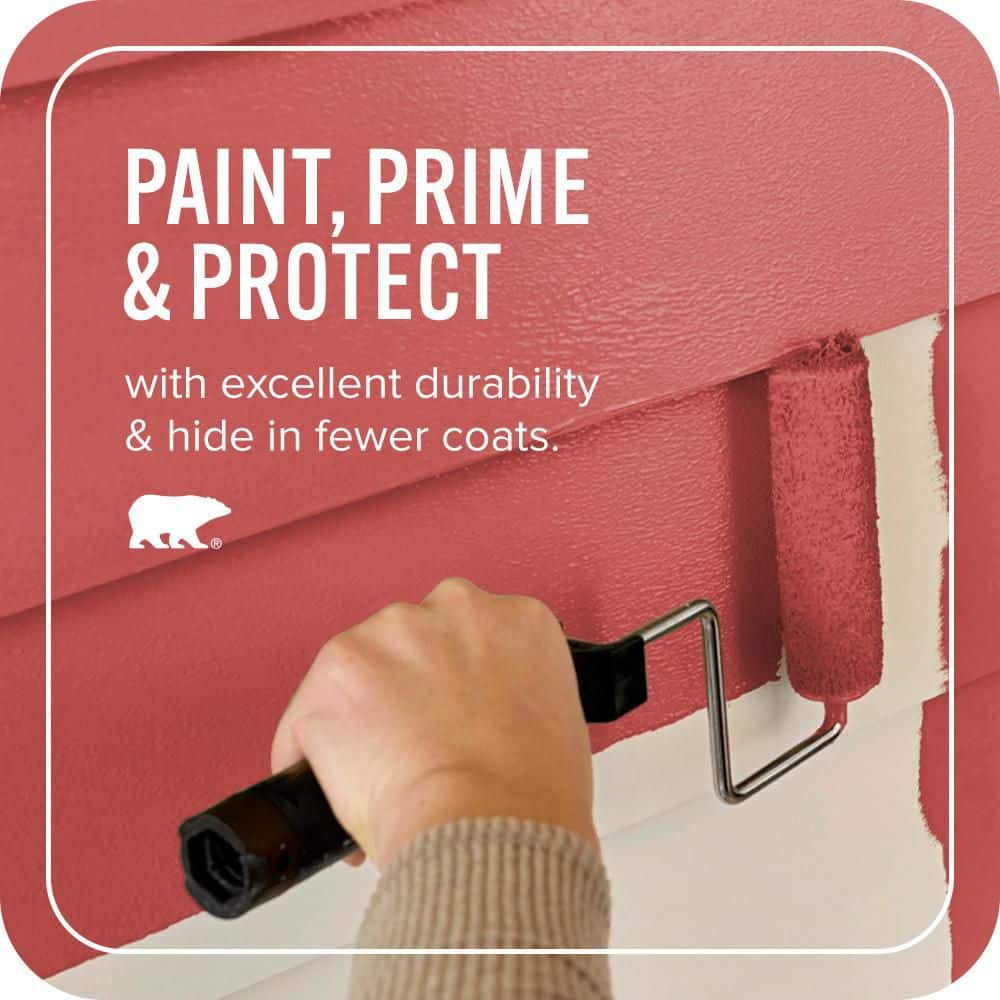 BEHR ULTRA 1 gal. #P160-6 Intrigue Flat Exterior Paint & Primer (3)