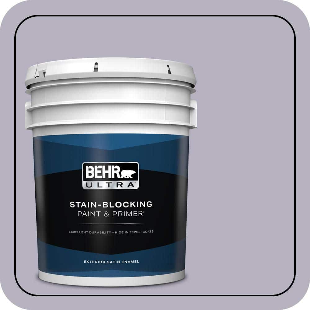 BEHR ULTRA 5 gal. #N560-2 Coveted Gem Satin Enamel Exterior Paint & Primer