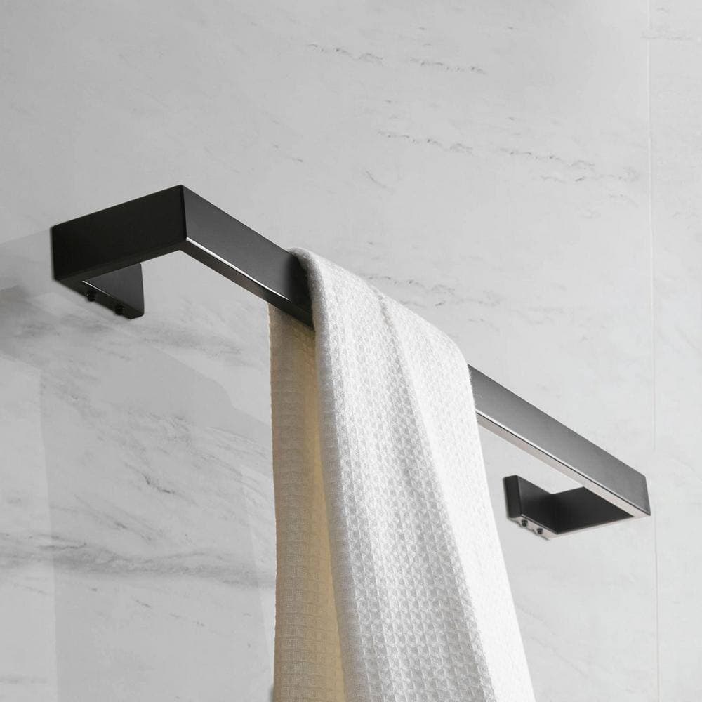 Satico 23.6 in. Long Towel Bar in Matte Black (2)