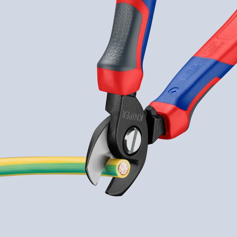 KNIPEX 6-1/2 in. Cable Shears with Comfort Grip (3)