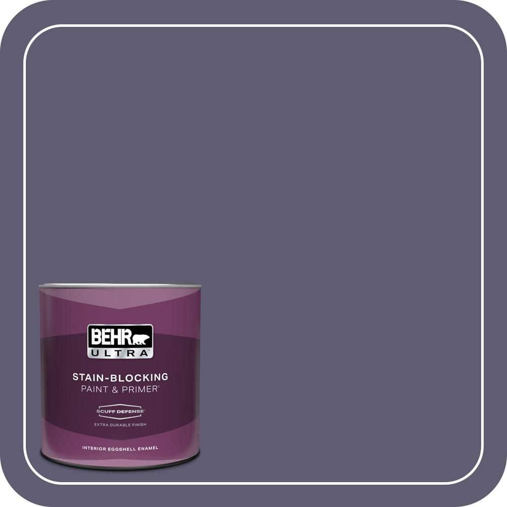 BEHR ULTRA 1 qt. #PMD-90 Luscious Purple Extra Durable Eggshell Enamel Interior Paint & Primer