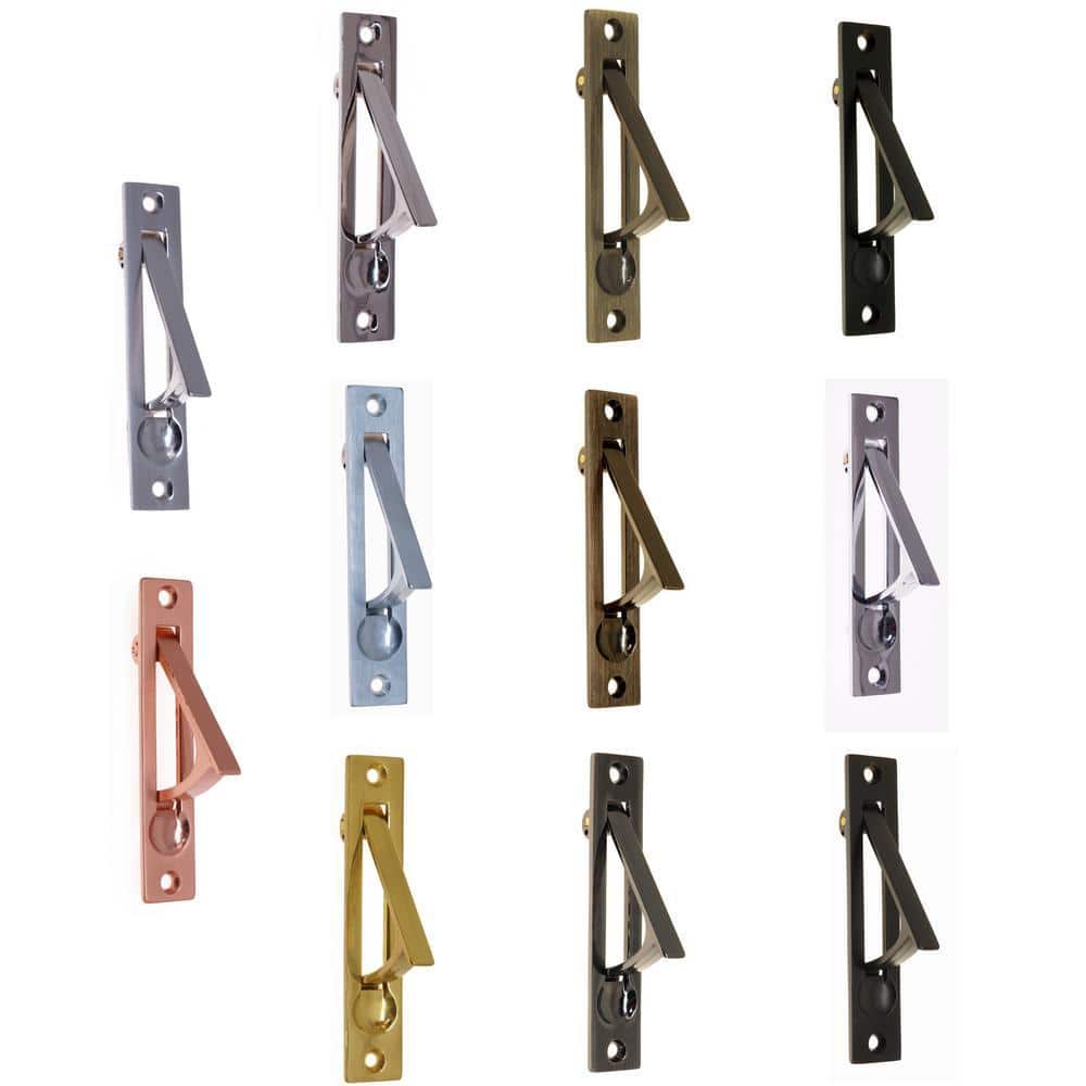 idh by St. Simons 4 in. Solid Brass Edge Pull in Polished Chrome (2)