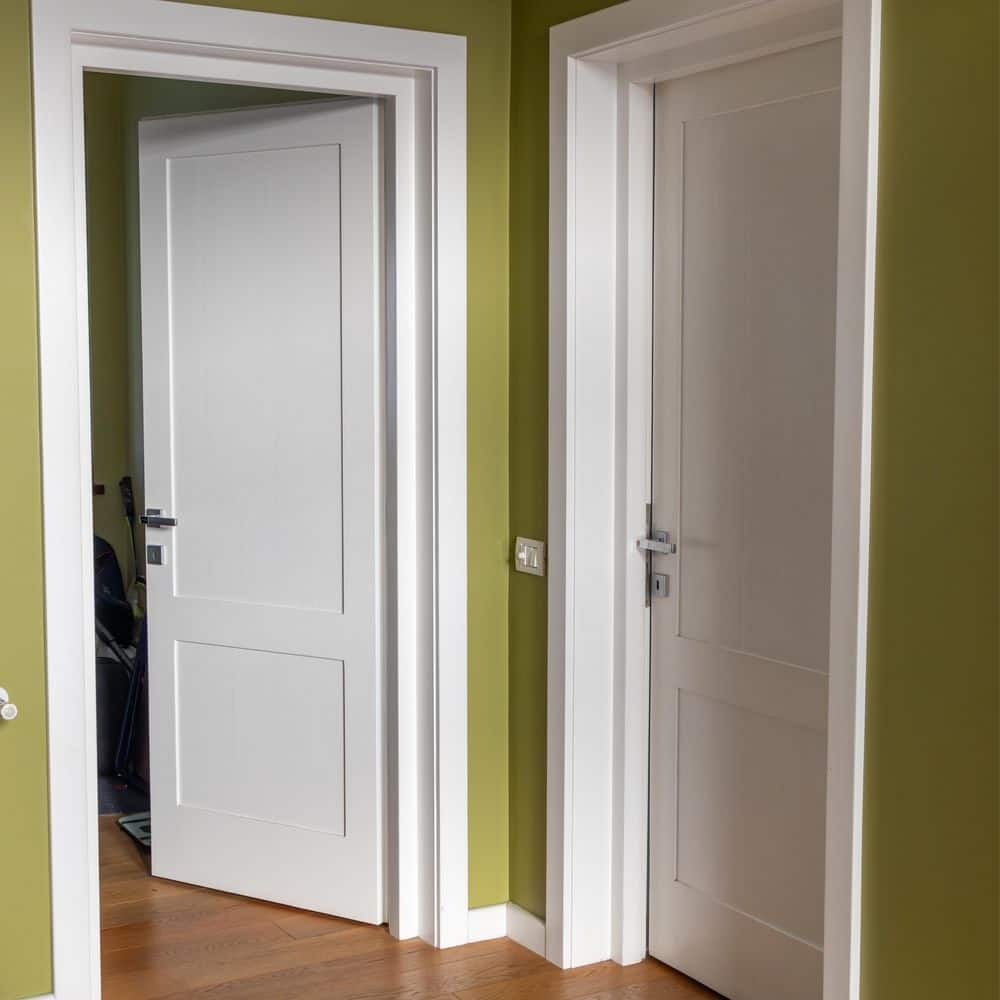 HOUSE OF FARA 7/16 in. D x 1-3/8 in. W x 99 in. L Primed Pine Wood PFJ Stop Drip Cap Moulding (3)