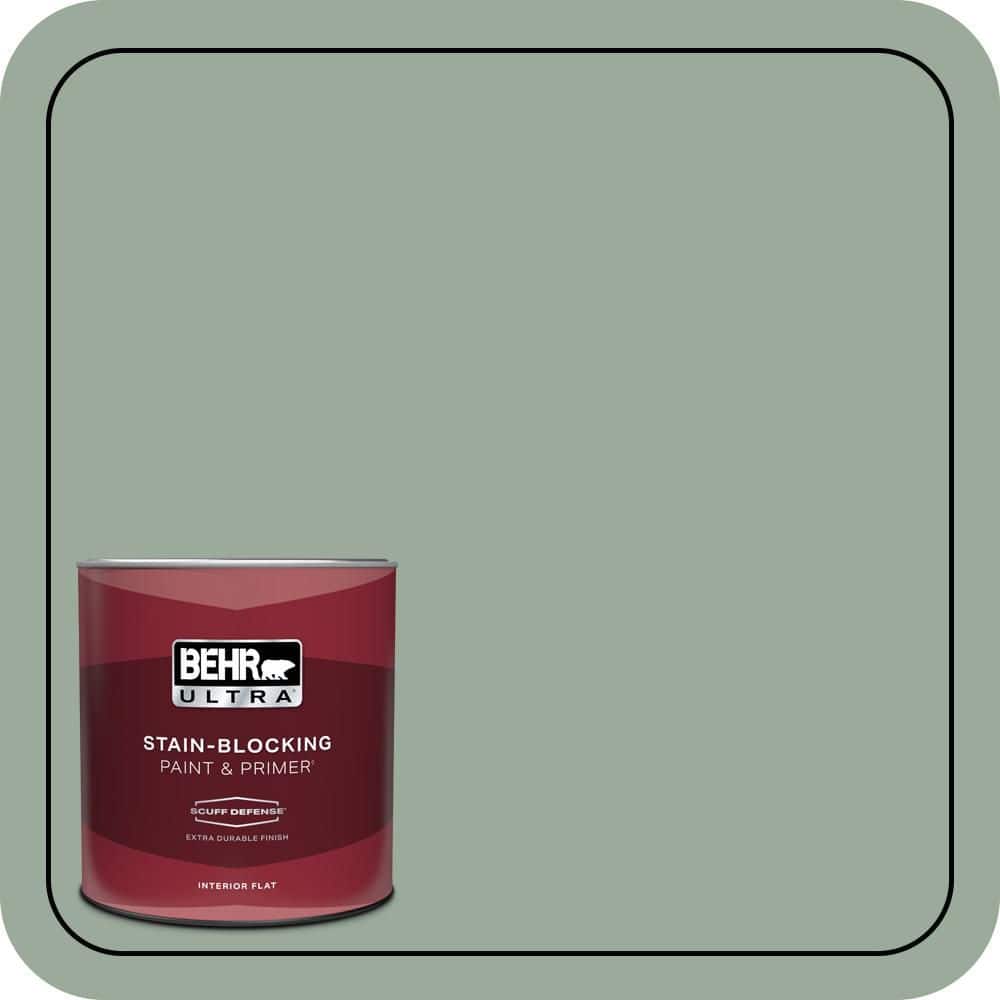 BEHR ULTRA 1 qt. #450F-4 Scotland Road Extra Durable Flat Interior Paint & Primer