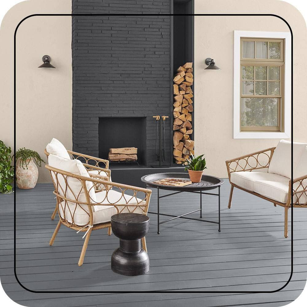 BEHR PREMIUM 1 qt. #N510-4 Supernova Solid Color Waterproofing Exterior Wood Stain and Sealer (4)