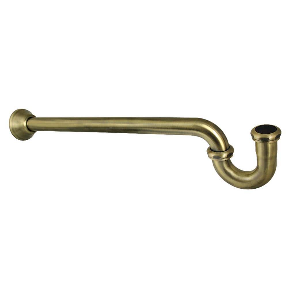 Kingston Brass Vintage 1-1/4 in. 18-Gauge Decor P-Trap in Antique Brass (1)