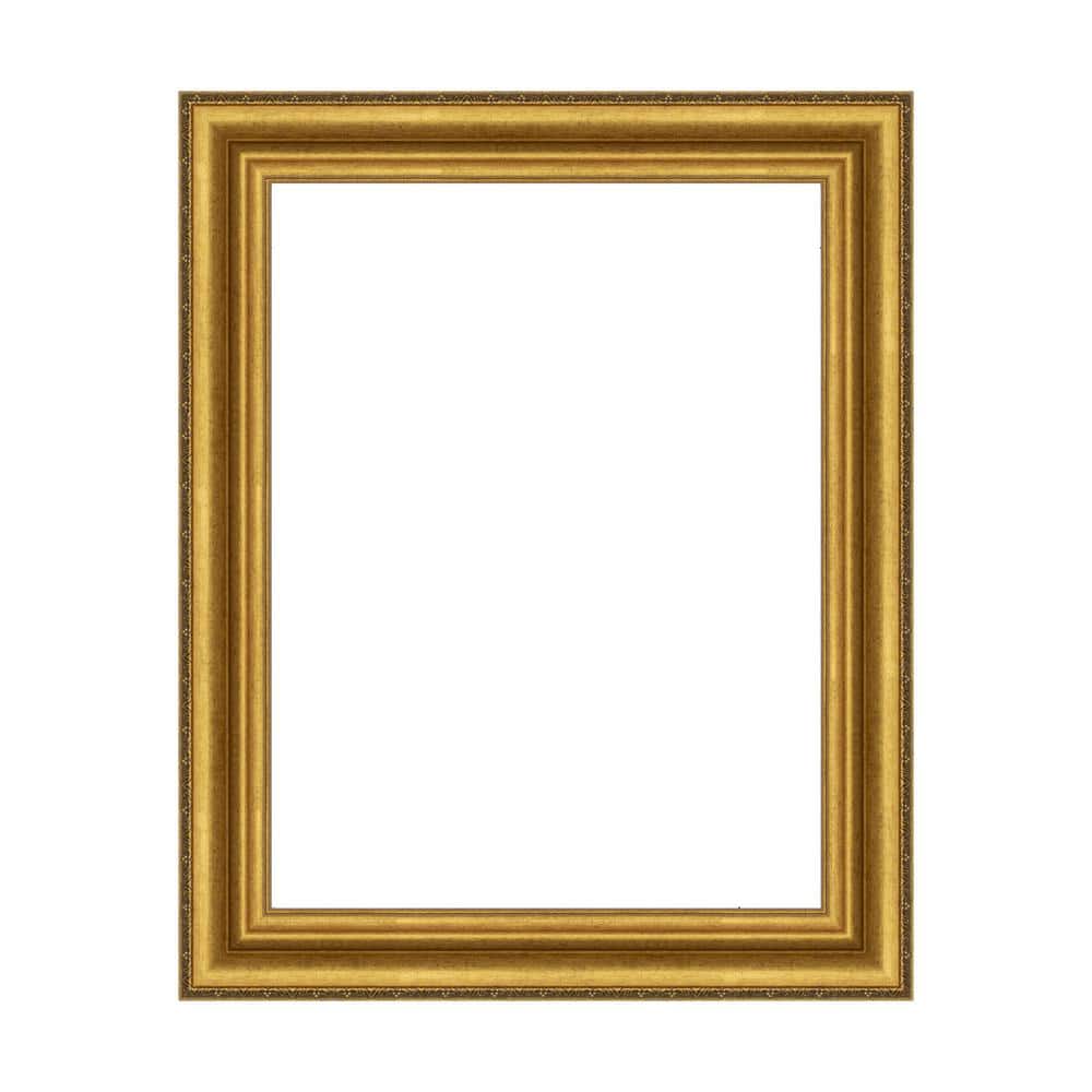 Amanti Art Mirror Makeover Parlor Gold 25.25 in. W x 31.25 in. H Bathroom Mirror Frame Border Kit-Fits a 24 x 30 Mirror (1)