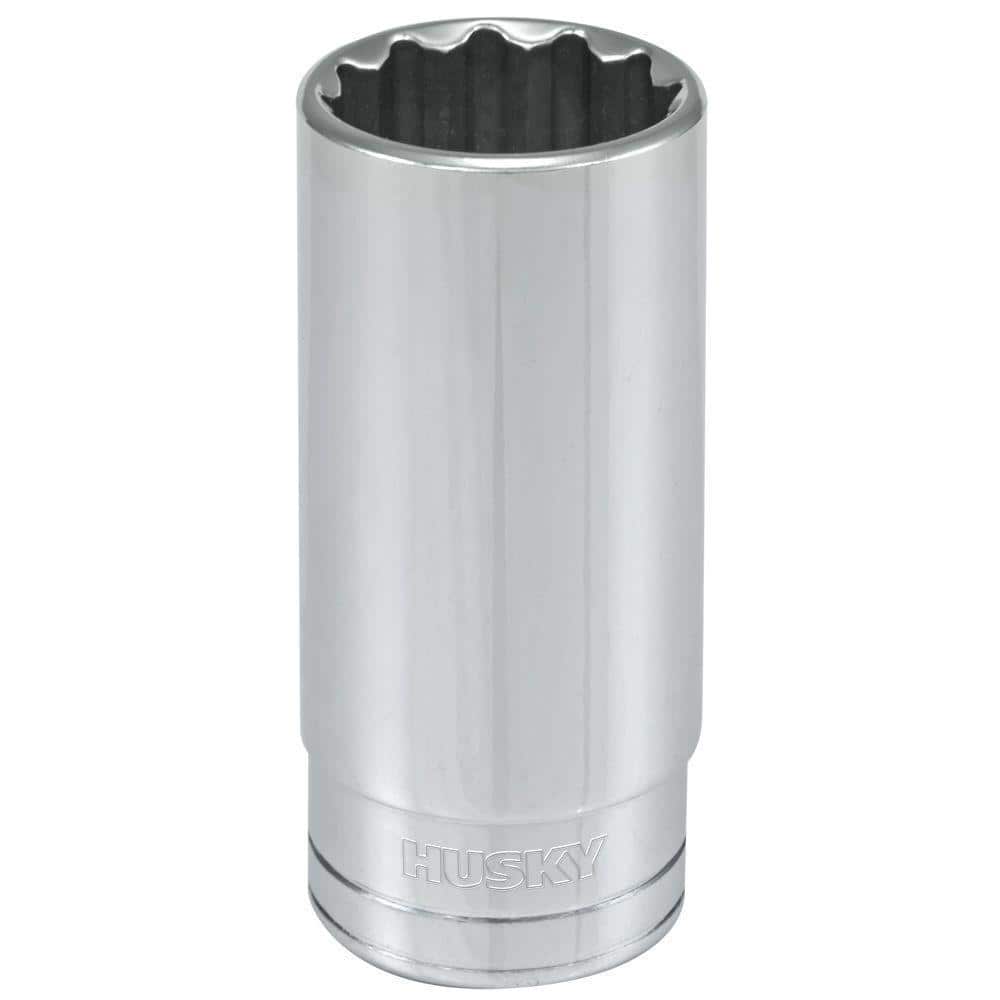 Husky 1/2 in. Drive 15/16 in. 12-Point SAE Deep Socket