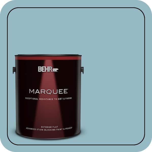 BEHR MARQUEE 1 gal. #T18-13 Casual Day Flat Exterior Paint & Primer (2)