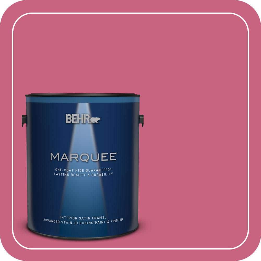 BEHR MARQUEE 1 gal. #P130-6 Ballerina Tutu Satin Enamel Interior Paint & Primer