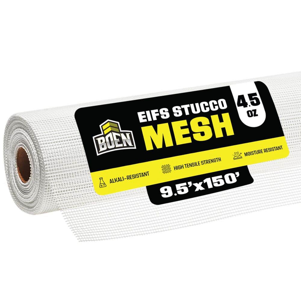 BOEN 9.5 in. x 150 ft. EIFex Mesh Non-Adhesive EIFS Stucco Mesh
