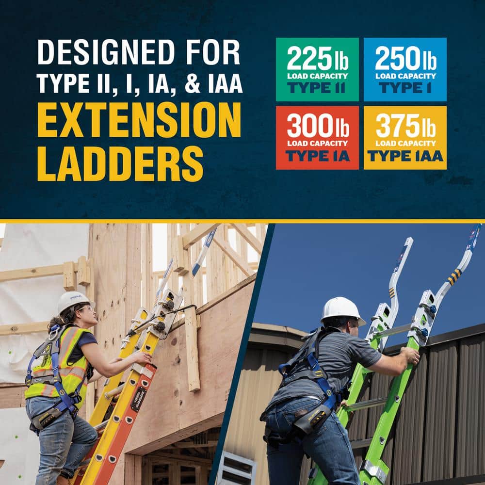 Werner Walk Thru Ladder Extension Safety Accessory for Type II, I, IA, IAA Ladders (3)