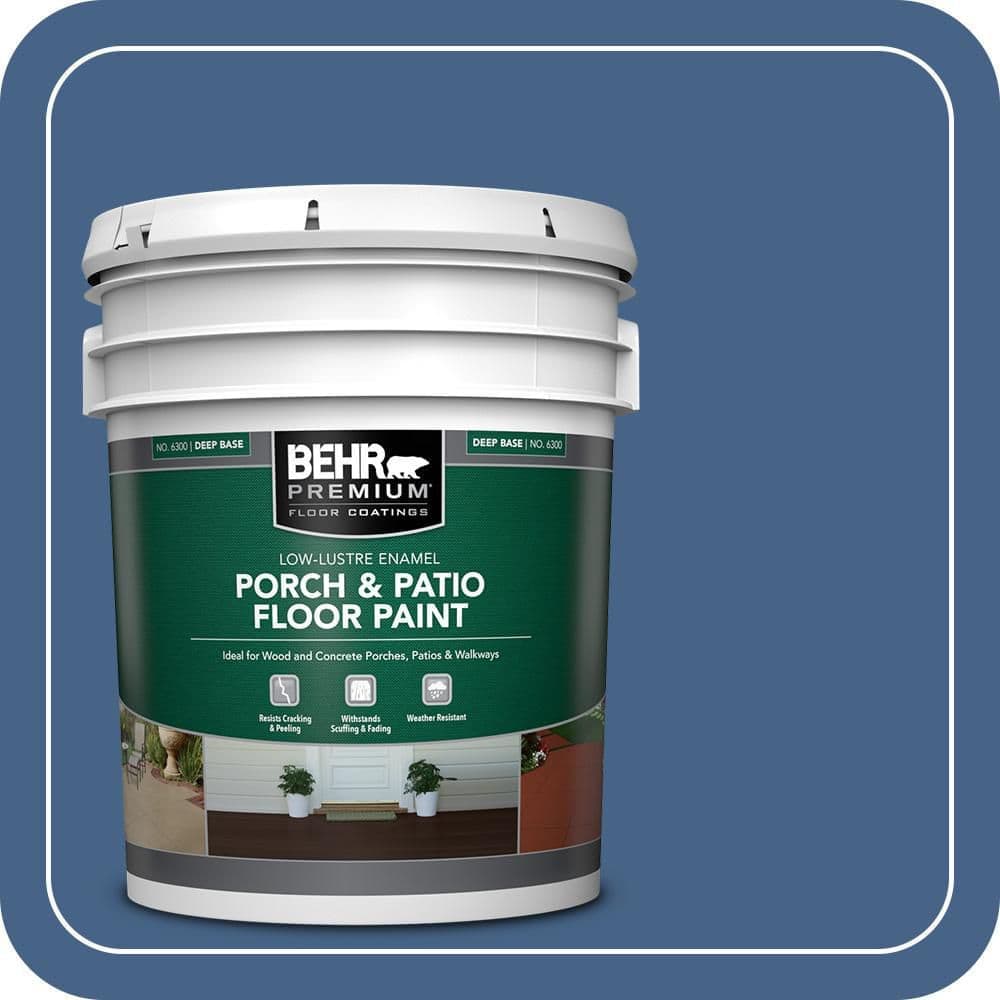 BEHR PREMIUM #PPU15-04 Textured Low-Lustre Enamel Interior/Exterior Porch and Patio Anti-Slip Floor Paint (1)