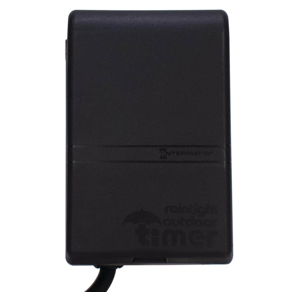 Intermatic 15 Amp 24-Hour Outdoor Plug-In Heavy Duty Timer, Black (2)