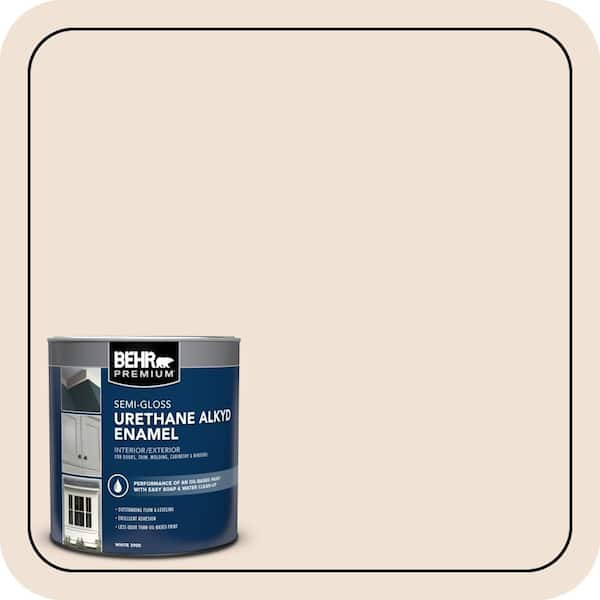 BEHR PREMIUM 1 qt. #N250-1 Clay Dust Semi-Gloss Enamel Urethane Alkyd Interior/Exterior Paint (2)