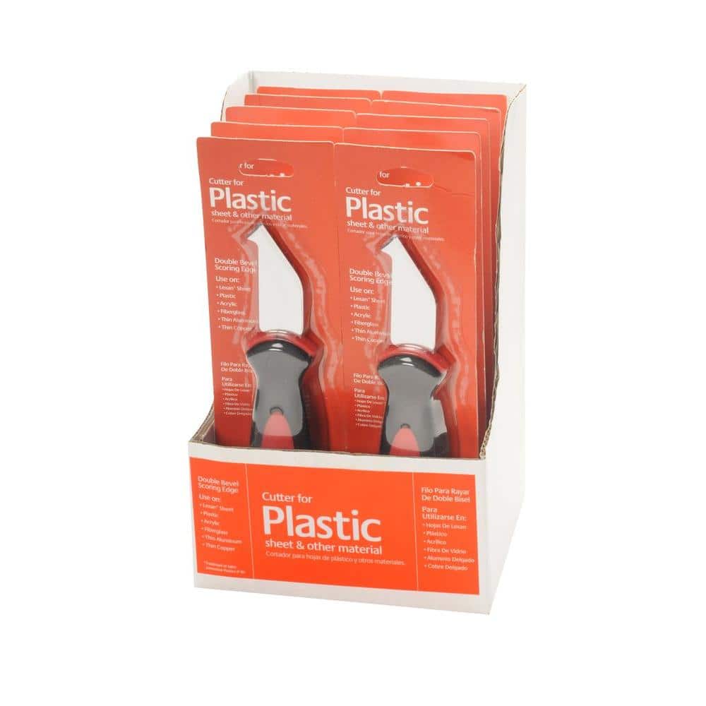OPTIX Heavy Duty Plastic Sheet Cutter (10-Pack)