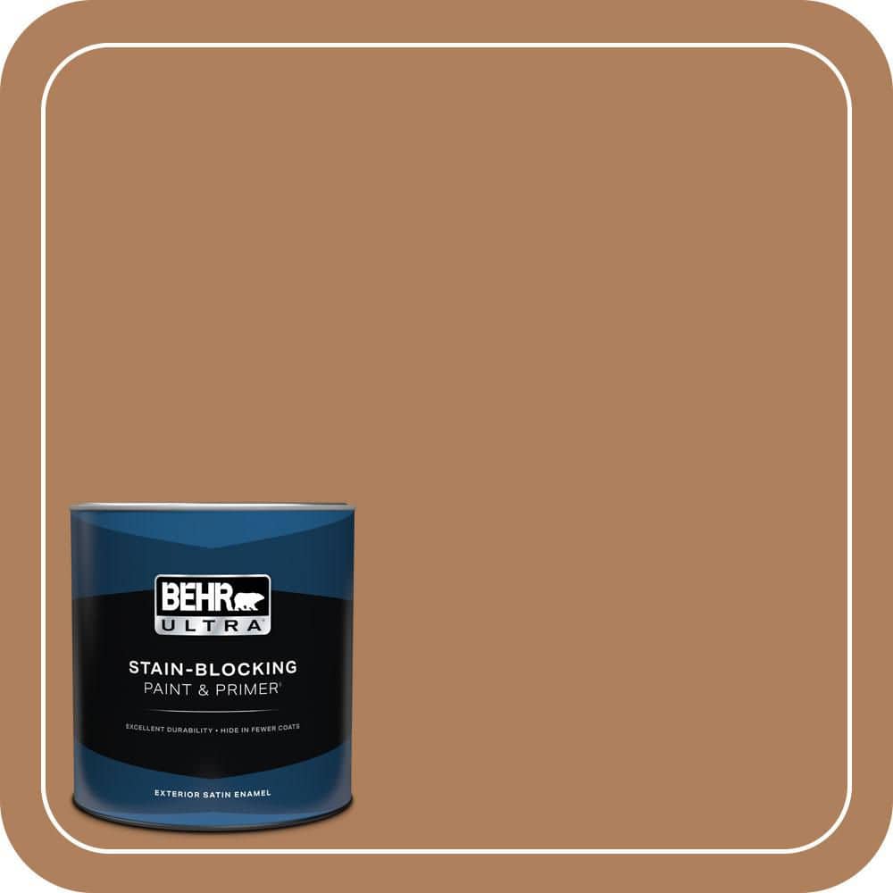 BEHR ULTRA 1 qt. #T14-12 Coronation Satin Enamel Exterior Paint & Primer