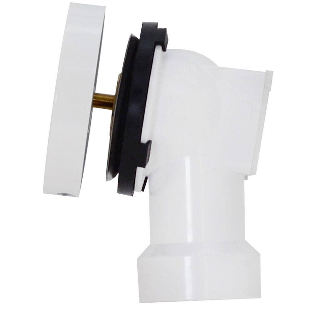 Westbrass 45 in. Sch. 40 PVC Cable Drive Bath Waste Trim Kit (3)