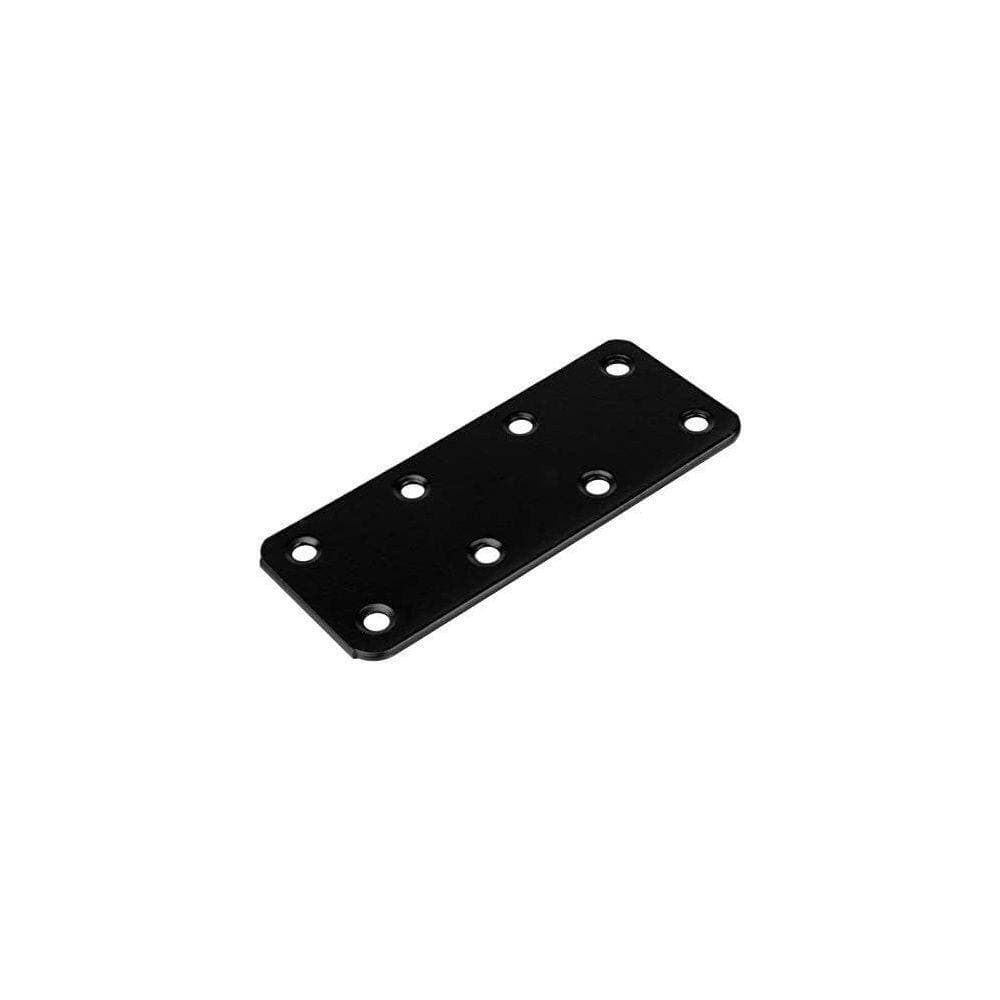 KIWDZFU 4 x 1-1/2 Black Carbon Steel Mending Plates Straight Connector for Wood 20 Pack (3)