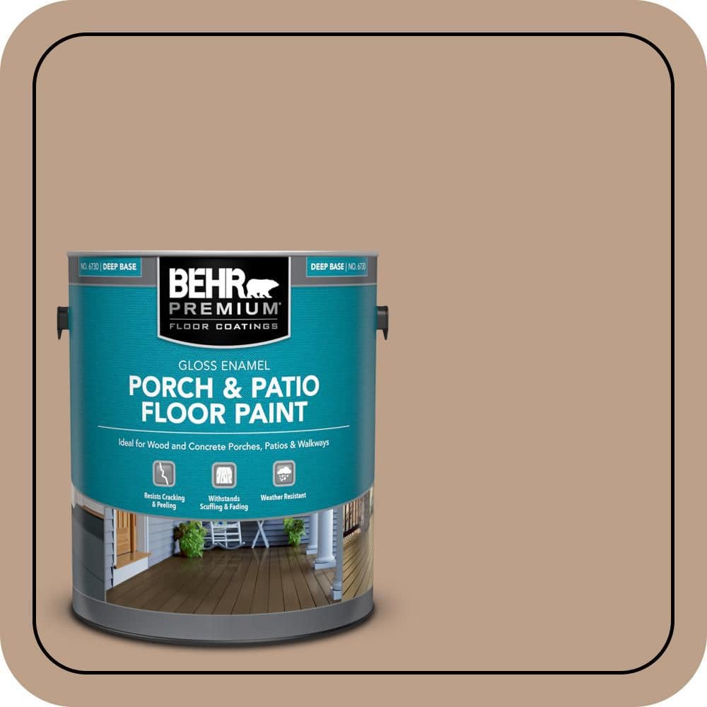BEHR PREMIUM 1 gal. #N240-4 Sierra Gloss Enamel Interior/Exterior Porch and Patio Floor Paint