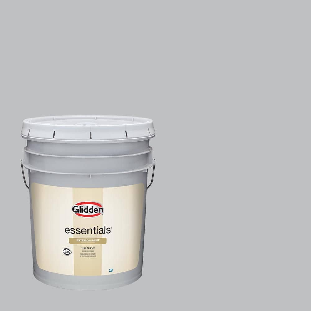 Glidden Essentials 5 gal. PPG1013-3 Whirlwind Flat Exterior Paint
